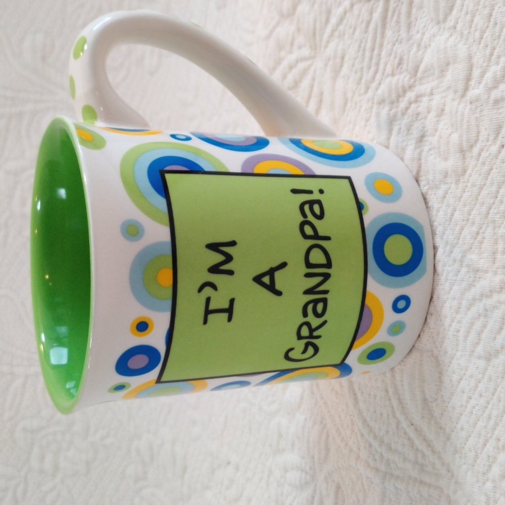 I'm a Grandpa! Let the Spoiling Begin Coffee Cup Lorrie Veasey Design